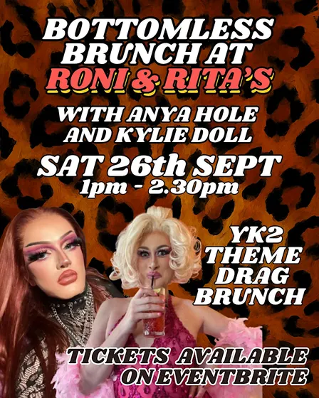 Drag Bottomless Brunch at Roni & Rita's!