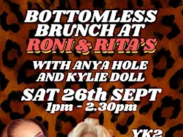 Drag Bottomless Brunch at Roni & Rita's!