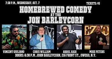 Homebrewed Comedy at the Jon Barleycorn Tavern
