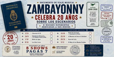 Zambayonny 20 años en 8 Jueves