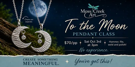 To the Moon Pendant Class