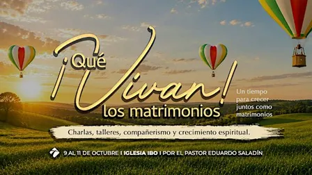 ¡Que vivan los matrimonios!
