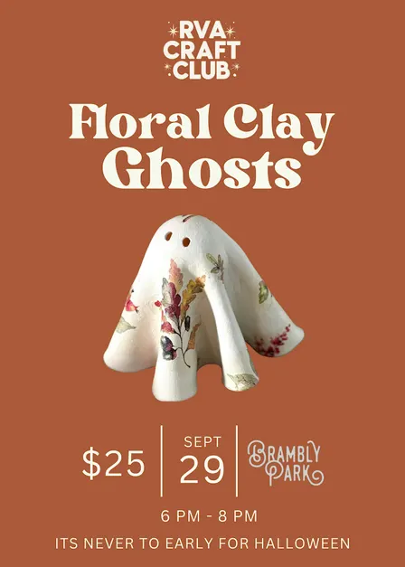 Floral Clay Ghosts