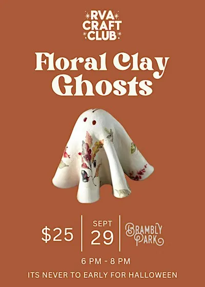 Floral Clay Ghosts