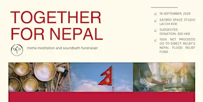 Together for Nepal: A Metta Meditation and Sound bath Fundraiser