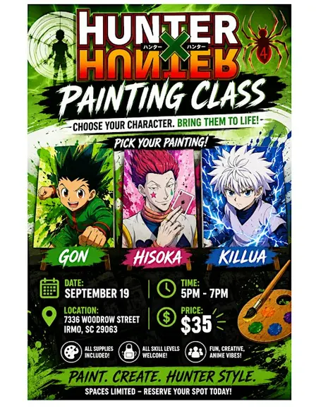 Hunter x Hunter Painting Class