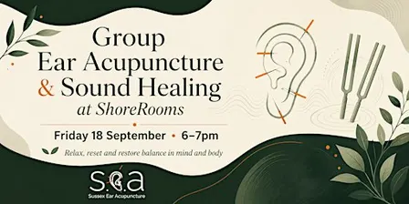 Group Ear Acupuncture & Sound Bath at ShoreRooms