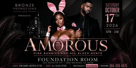 Pink Bunnies & All Black Gents