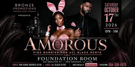 Pink Bunnies & All Black Gents