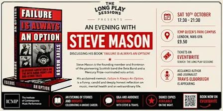The Long Play Sessions - Steve Mason - Failure Is Always An Option