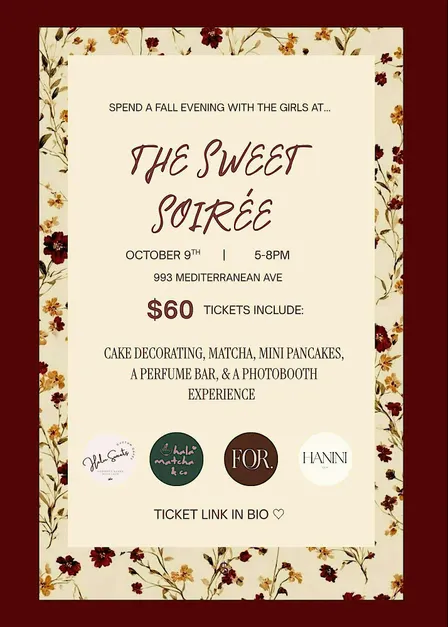 The Sweet Soirée