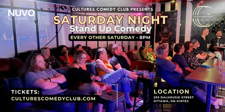 Saturday Night Stand-Up Comedy | Cultures Comedy Club Ottawa