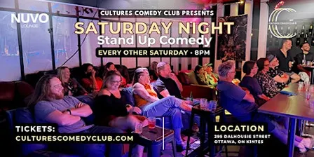 Saturday Night Stand-Up Comedy | Cultures Comedy Club Ottawa