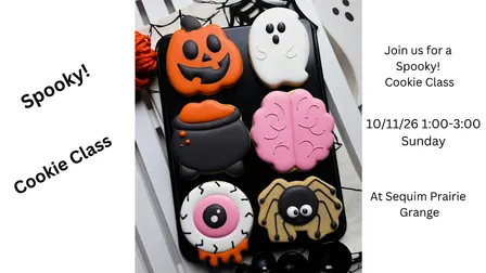 Make Boo-tiful Cookies at my Scary Sugar Cookie Decorating Class!