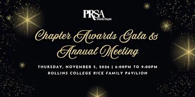 2026  PRSA Orlando Chapter Awards Gala & Annual Meeting