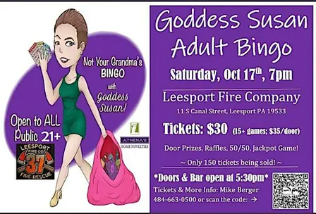 Leesport Fire Co Adult Toy Bingo