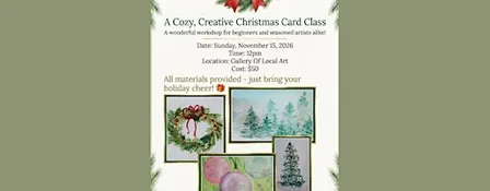 Christmas Watercolor Card Workshop