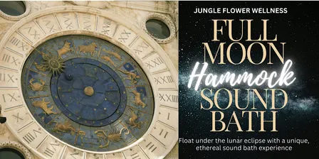 Full Moon in Aries Hammock Sound Bath | Healing Wellness Relaxation