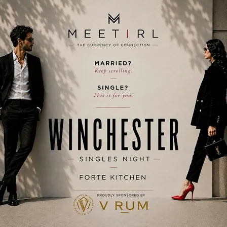 MeetIRL Winchester Singles Social Mixer | Ages over 30+ | Forte Kitchen