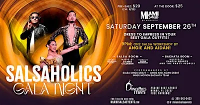 Salsaholics Gala Night at DanceArts Miami!