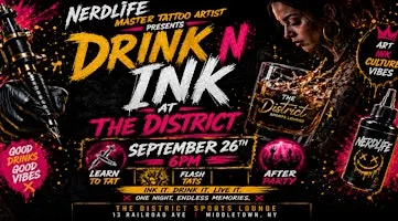 Drink N Ink at The District