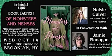 Book Launch: OF MONSTERS AND MENSES by Maisie Culver