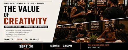 The Value of Creativity Networking Mixer + Workshop for Creatives