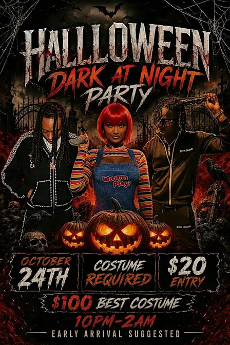 Halloween Dark At Night