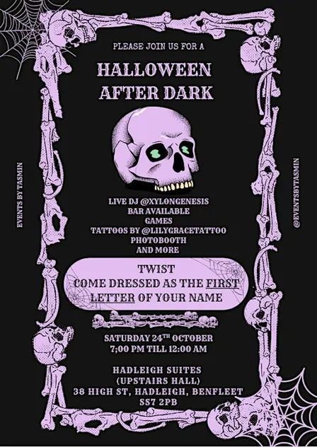 Events By Tasmin: Halloween After Dark — Women’s Halloween Party