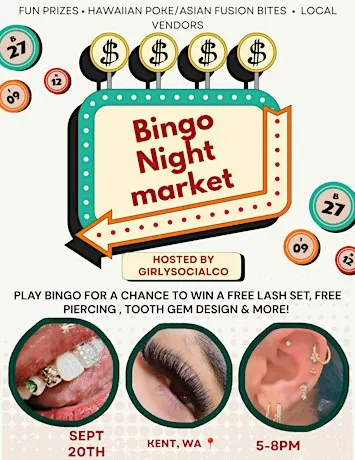 Bingo night market (girls only)