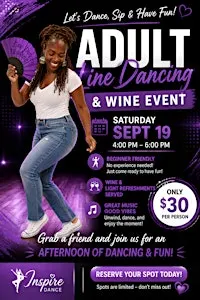 Adult Line Dancing and Wine