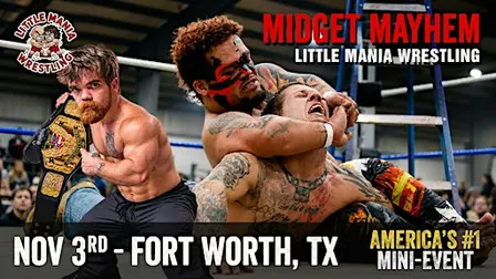 Little Mania Mini Wrestling -Invades - Fort Worth,TX