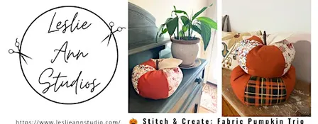 Stitch & Create: Fabric Pumpkin Trio | Fall Sewing Workshop