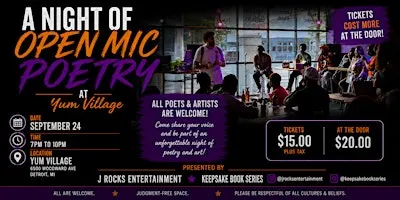 A Night Of Open Mic Poetry