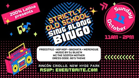 Strictly Old School Sing Along Bingo Brunch