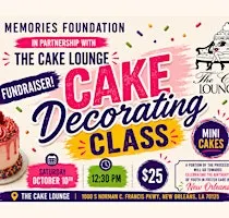Memories Foundation's Cake Decorating Class Fundraiser