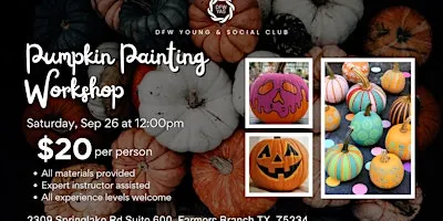 Pumpkin Painting Workshop