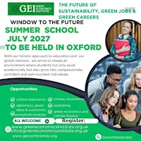 Green Economics Institute's International Summer  Schools and Academy 2027