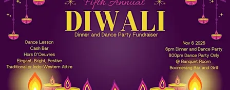 5th Annual Diwali Dinner and Dance Party