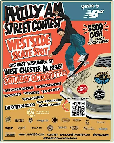 PHILLY AM FALL STREET SKATE CONTEST 2026