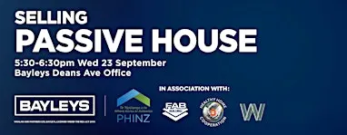 PHINZ Local Chapter Event Canterbury: Selling Passivhaus
