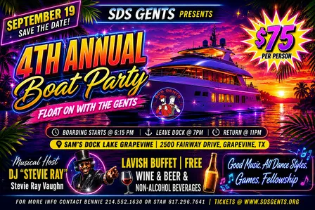 SDS Gents 4th Annual Boat Party "Float On With The Gents"