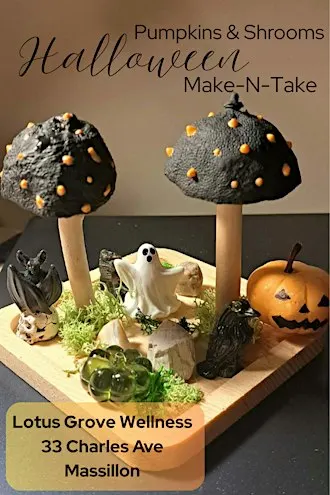 Pumpkins & Shrooms Halloween Make-N-Take