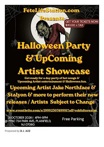 Halloween Party & Upcoming Artist Showcase