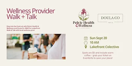 Lakefront Lattes: Wellness Provider Walk + Talk