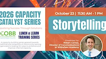 Capacity Catalyst Training: Storytelling