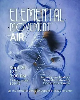 Elemental Movement - Air : A Conscious Dance Experience