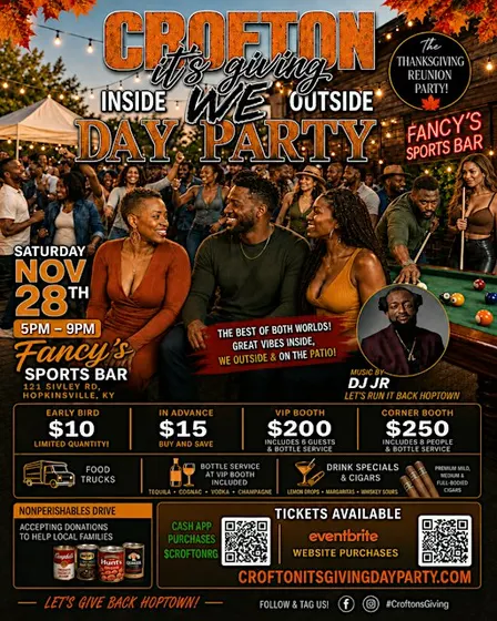 Crofton ITS GIVING (Inside-WE-Outside) Day Party!