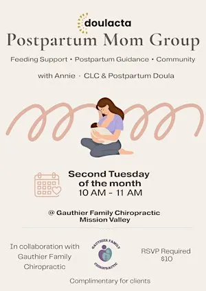 Postpartum New mom  Support Group (Tuesday Mission Valley)