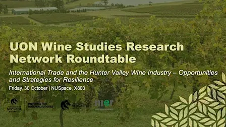 UON Wine Studies Research Network Roundtable